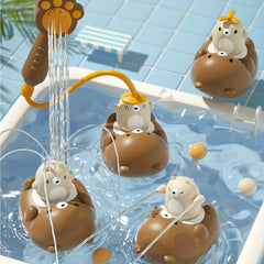 Water Bear Shower Toys Set for Boys and Girls - Bathing and Playing