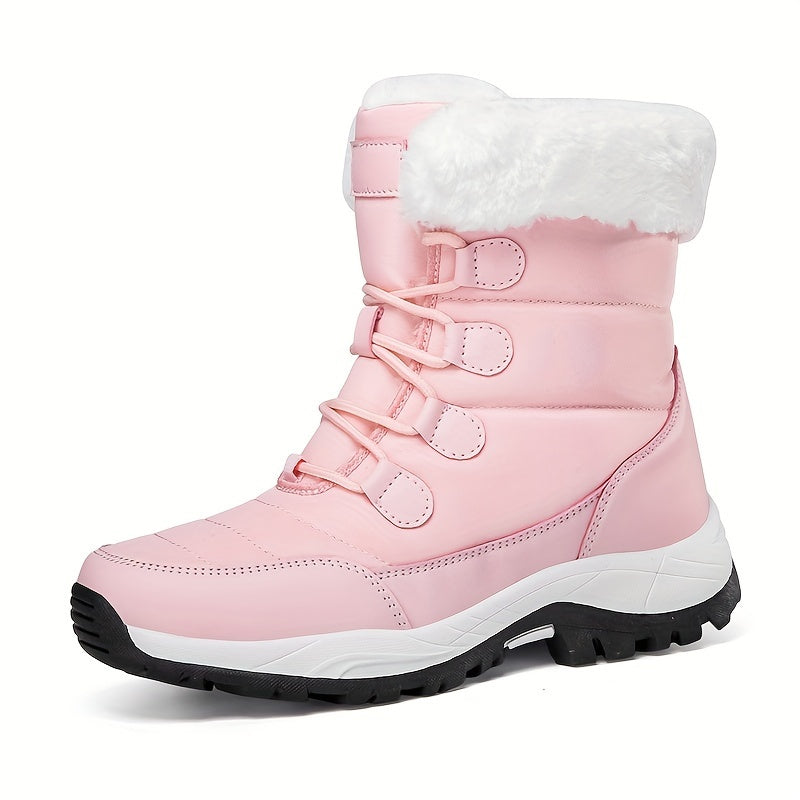 Women's Waterproof Snow Boots Warm Platform Boots