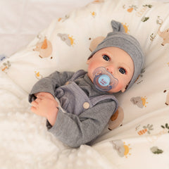 18" Reborn Baby Dolls Realistic Soft Body Newborn Christmas Gift for Kids