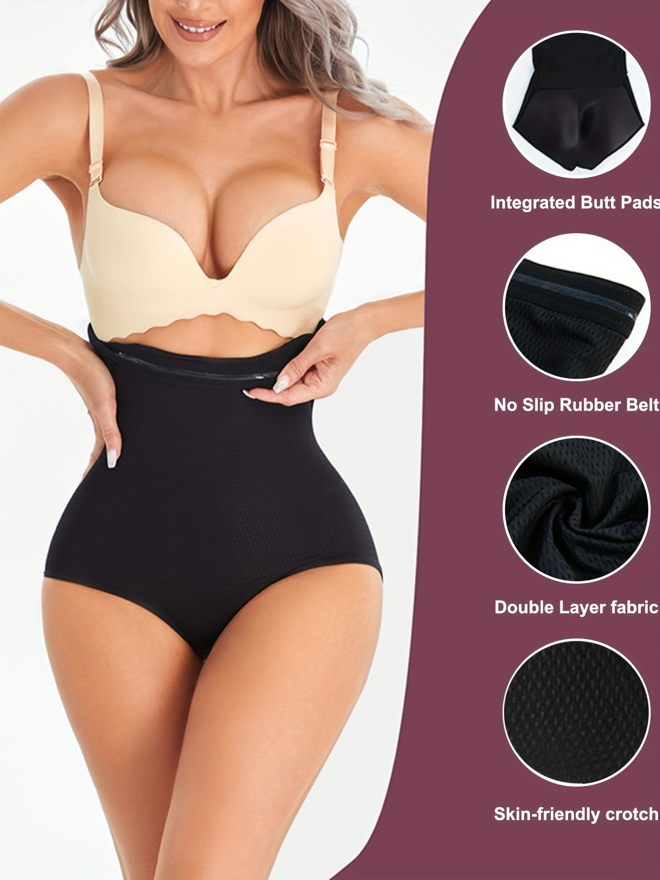 High Waist Tummy Control Shaping Panties