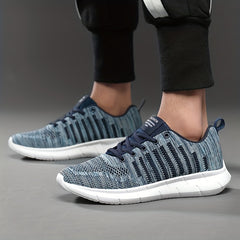 Men's Lightweight Knit Casual Shoes for Jogging Traveling