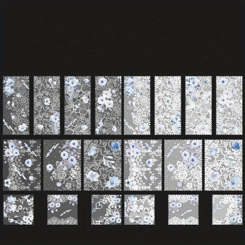 20pcs Girl Dream Lace Series Collage Paper Pack