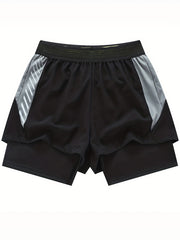 Men's Running Shorts Lightweight Quick Dry Elastic Waistband Shorts