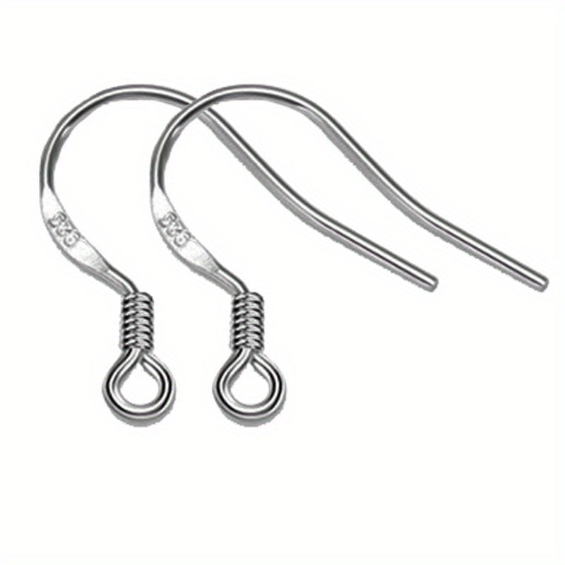 50pcs Stainless Steel Ear Hook Earring Findings Clasps DIY Supplies Accessories