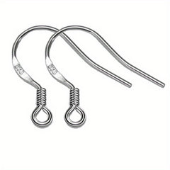 50pcs Stainless Steel Ear Hook Earring Findings Clasps DIY Supplies Accessories