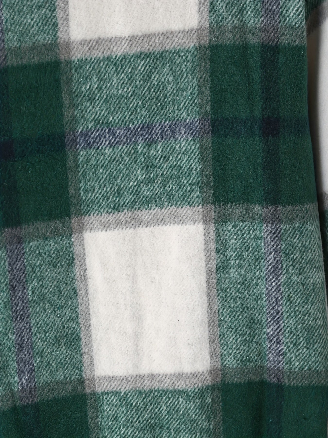 Girls Casual Plaid Button Down Jacket for Spring Fall