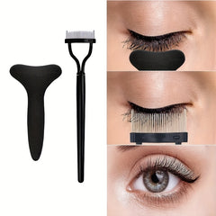 2PCS Eyelash Mascara Guard Separator Tool 2 In 1 Kit Lash Applic