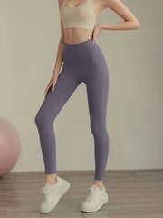 High Waist Yoga Pants Slim Fit Butt Lifting Tummy Control Sporty Pants
