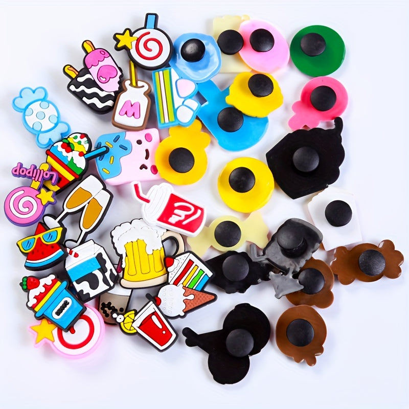 Random Cartoon Anime Shoe Charms for Crocs, Party Favors, Birthday Gift