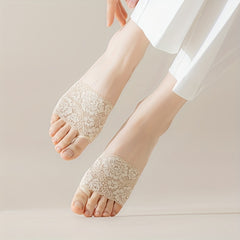 Lace Half Palm Socks Invisible High Heels Stockings