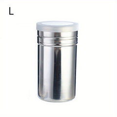 16pcs Cappuccino Shape Coffee Stencils Mesh Shaker Sugar Shaker With Lid
