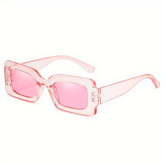Men's Vintage Candy Small Square Frame Polarized Sunglasses UV Protection