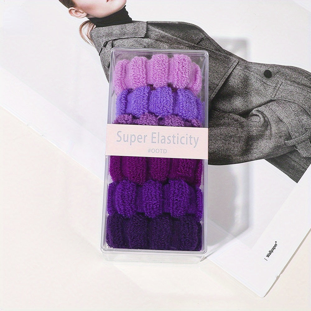 6pcs Wide Hair Tie Retro Elastic Hair Bands Hair Accessories For Girls