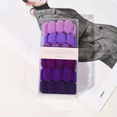 6pcs Wide Hair Tie Retro Elastic Hair Bands Hair Accessories For Girls