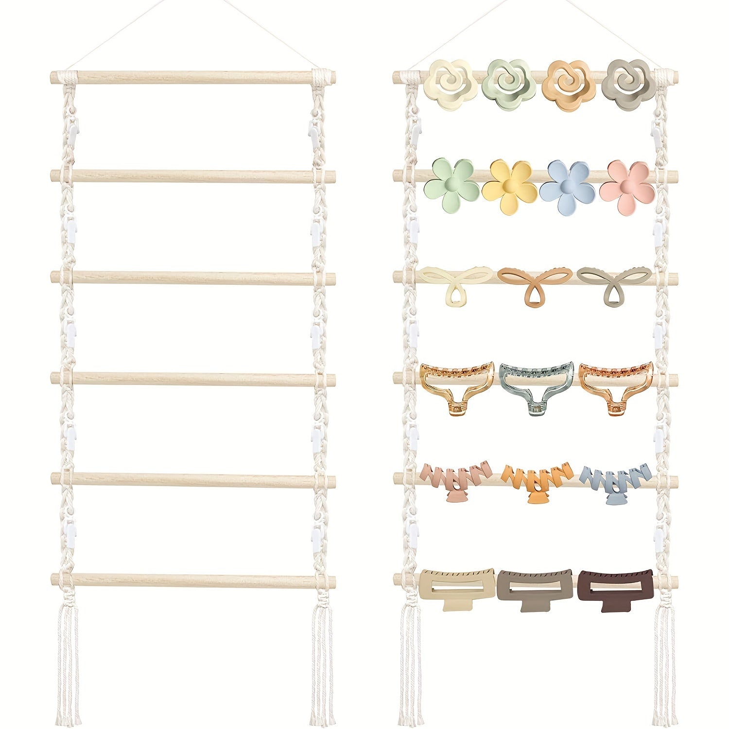 Hair Accessories Organizer Braid Claw Clip Organizer Holder