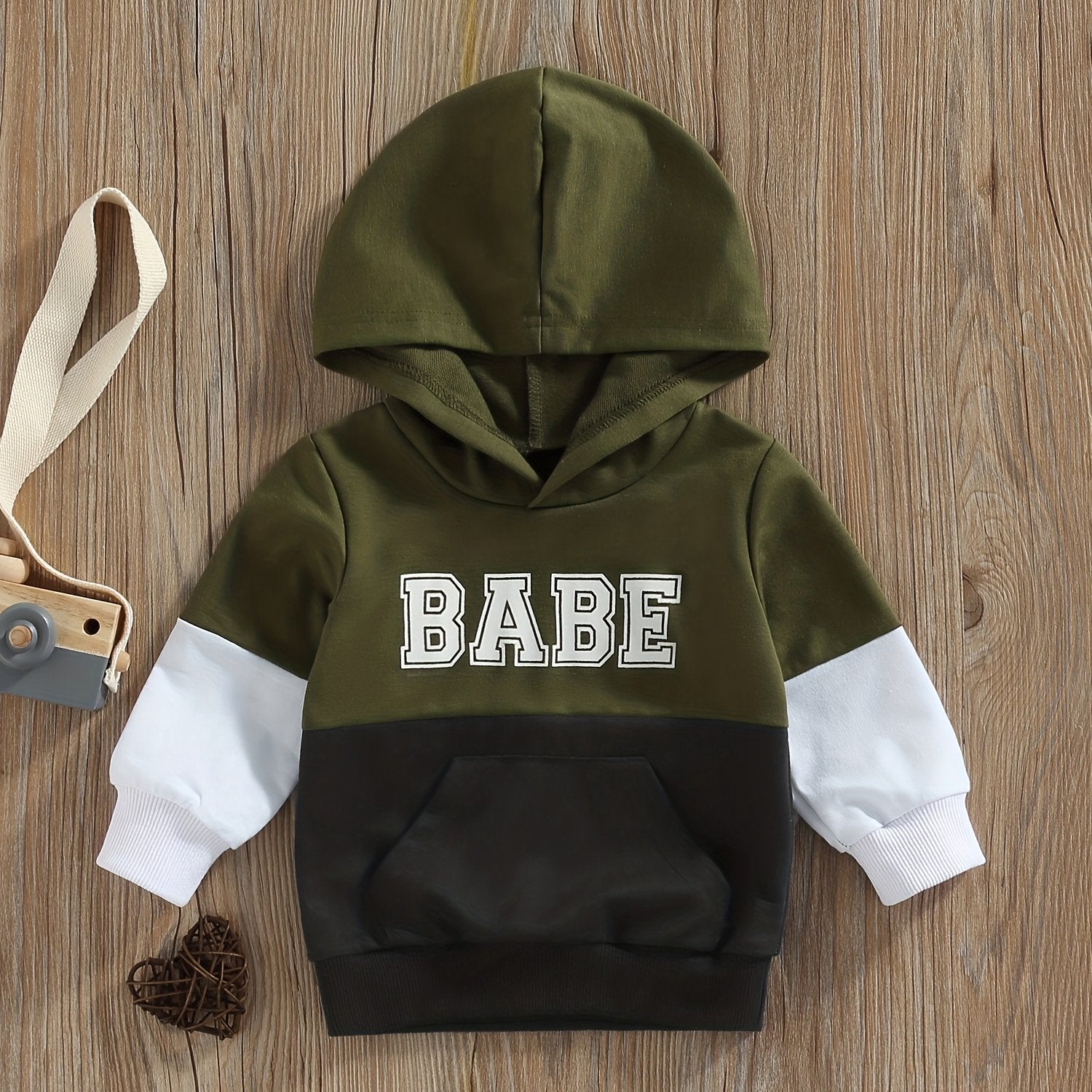 Toddler Hooded Sports Sweatshirt for Boys Girls