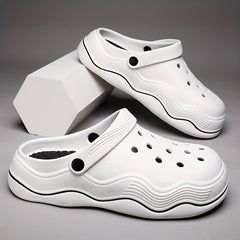 Men's Lightweight Comfy Cloud Clogs Hollow Out Garden Shoes