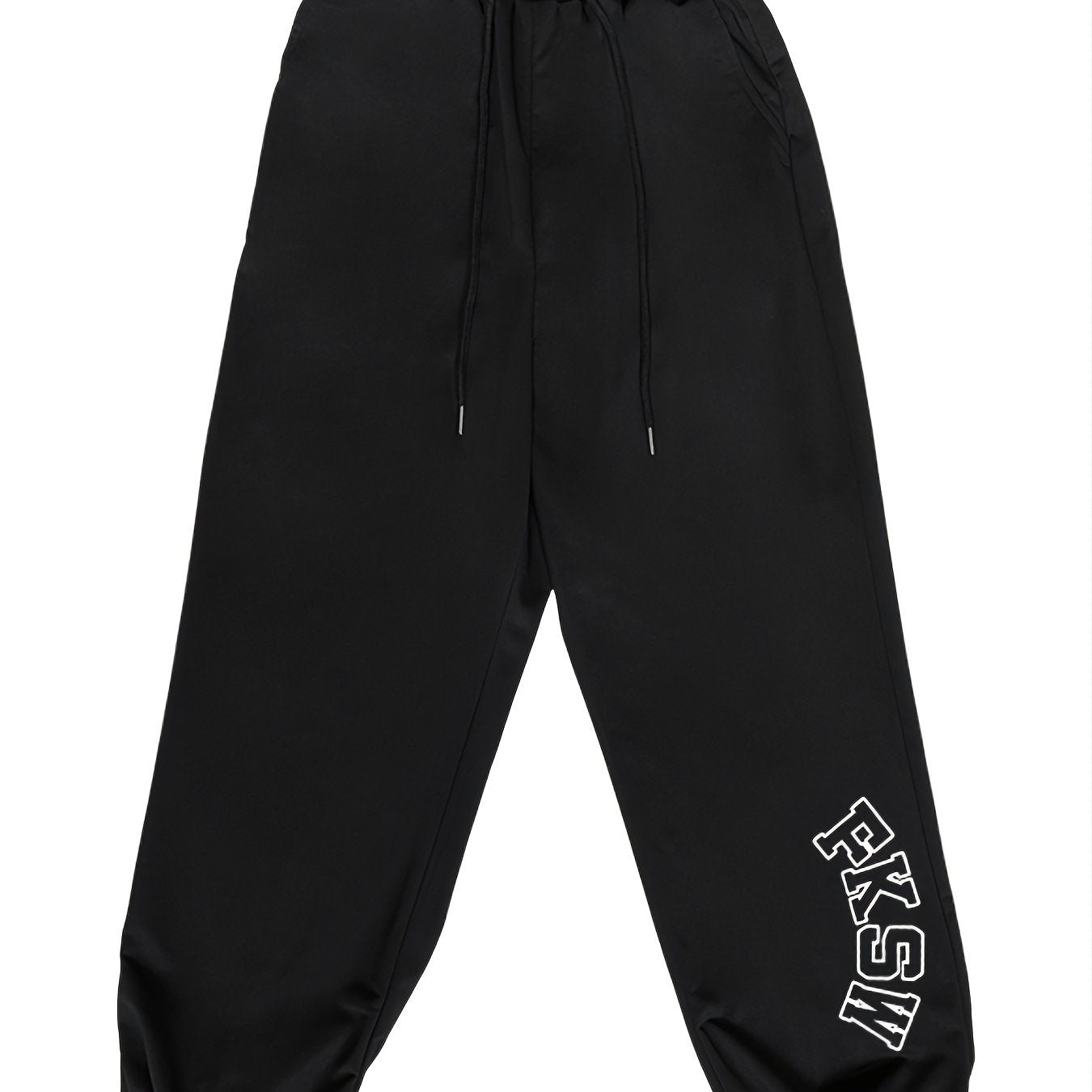 Men's FKSW Print Trousers Soft Drawstring Active Sweatpants