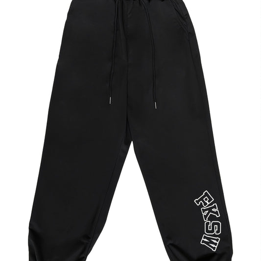 Men's FKSW Print Trousers Soft Drawstring Active Sweatpants
