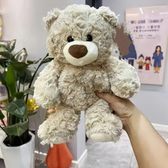 Teddy Bear Plush Toy Deep Brown Ivory Perfect Birthday Gift Boys Girls