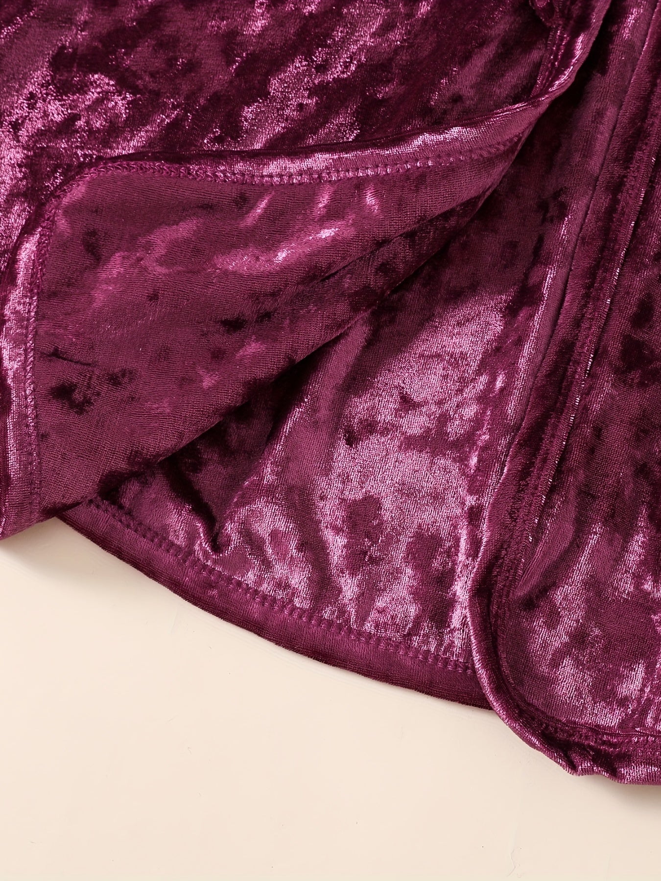 Kid's Halloween Velvet Hooded Cloak Costume