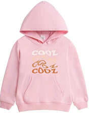 Girls Cool Print Hooded Sweatshirt Top Youth Girls' Long Sleeve Hoodie
