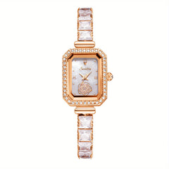 LIGE Teen Faux Diamond Watch Classic Women's Quartz Watch