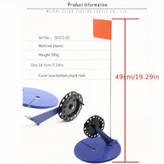 Portable Ice Fishing Rod Flag Seat Tackle