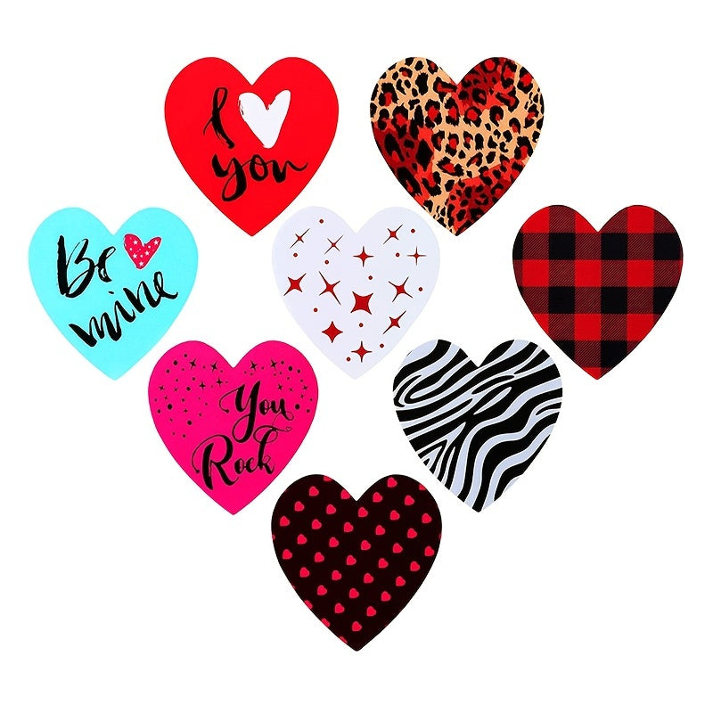 500 Love Stickers Seal Stickers 8 Patterns Gift Decoration Self adhesive Labels