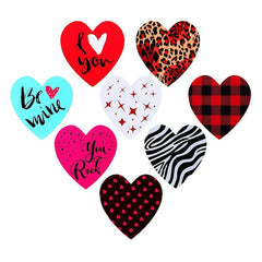 500 Love Stickers Seal Stickers 8 Patterns Gift Decoration Self adhesive Labels