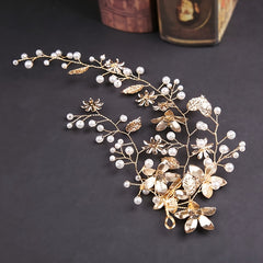 Bridal Hair Accessories Wedding Hair Pin Jewelry Leaf Hair Pin