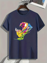 Artistic Painting Pattern Men's Graphic T-shirt for Summer