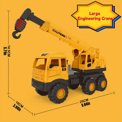 89cm Large Children's Engineering Crane Manual Operation Simulation Tool