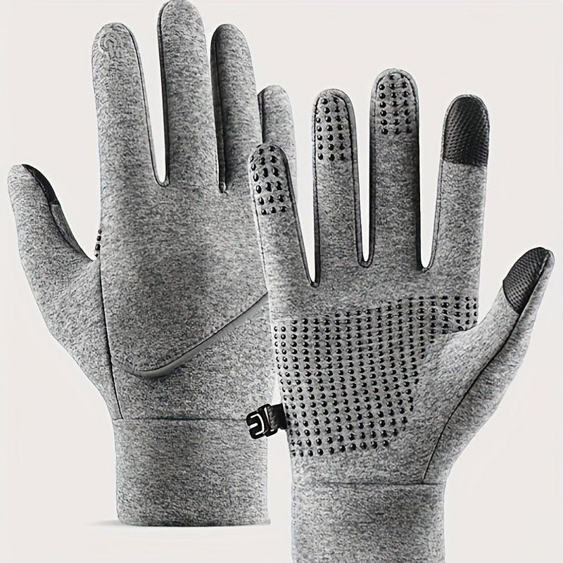 Winter Warm Gloves Men Women Wind Waterproof Non-slip Touch Screen Thermal Sport