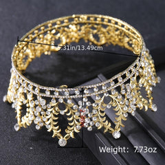 Vintage Crystal Rhinestone Bridal Wedding Crown Bling Tiara