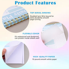 Spiral Daily Planner Notepad 13 X 19 To Do List Notebook Checklist Organizer