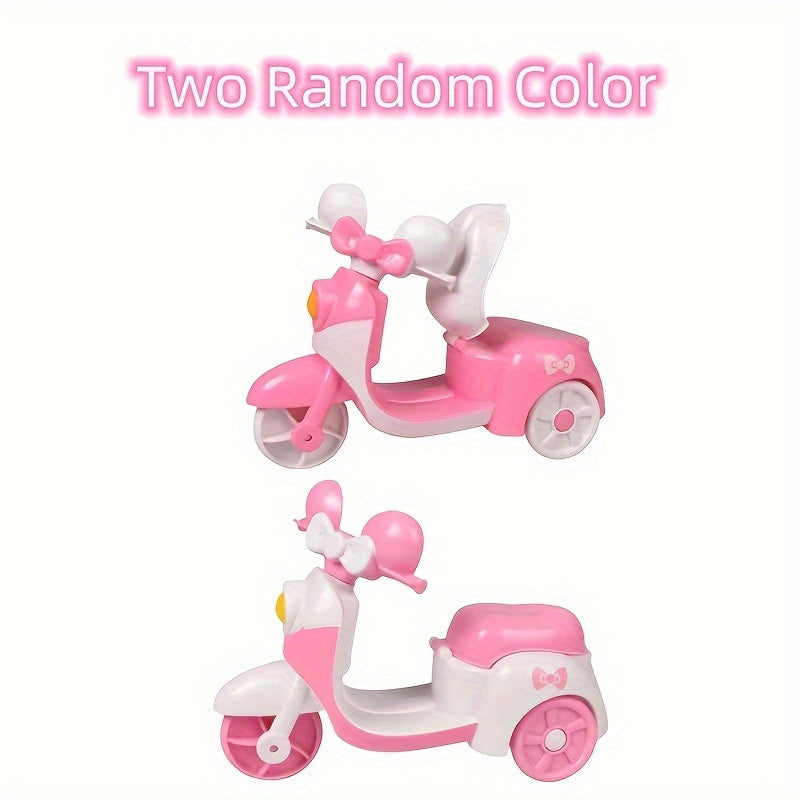 4pcs Pink Trinkets Car Toy Collection Alloy Metal Motorcycle Off road Car Toys