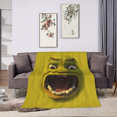 Funny Halloween Christmas Blanket Soft Fleece Blanket Home & Outdoor Camping