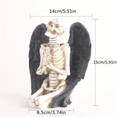 Resin Skeleton Angel Halloween Decor