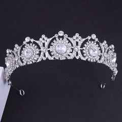 Crystal Rhinestone Crown Tiara Headband Princess Jewelry