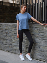 Women's Quick Dry Sports T-Shirt - Ideal for Yoga & Running