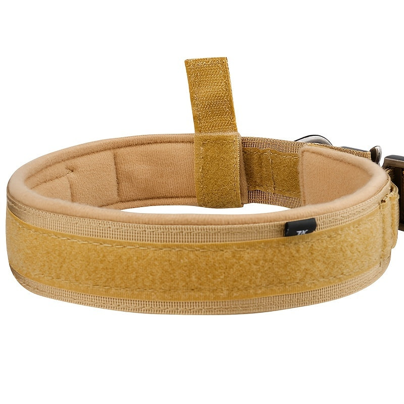 Adjustable Military Dog Collar for Large Dogs