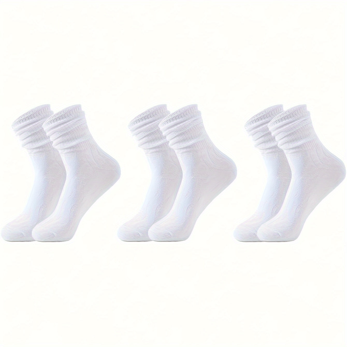 3 Pairs Diabetic Socks Non Binding Wide Top Moisture