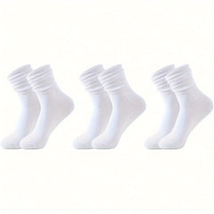3 Pairs Diabetic Socks Non Binding Wide Top Moisture
