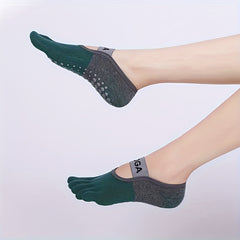 Cut Out Toe Ankle Non Slip Yoga Pilates Socks for Women