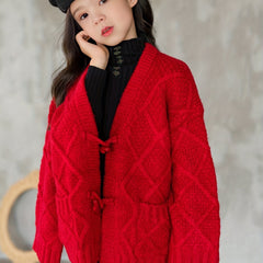 Girls Warm Shawl Cardigan for Fall/Winter Party