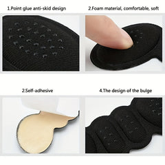 Soft High Heel Pads Heel Stickers Size Adjustments For Women's Shoes