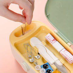 Portable Sewing Kit For Adults Plastic Sewing Box Needle And Thread Kit