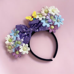 Cosplay Headdress Flower Bow Headband Mouse Ears Headbands For Party Decoration