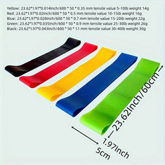 Yoga Elastic Stretching Band Fitness Resistance Bands Leg Squat Hip Lifting